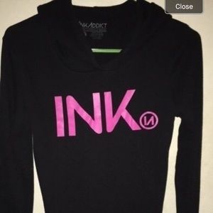 Ink addict thermal hoodie